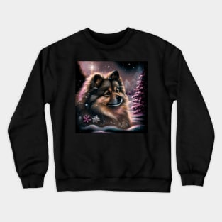 Finnish Lapphund In Winter Magic Crewneck Sweatshirt